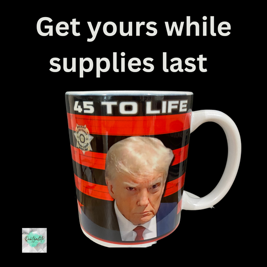 Presidential Mug Shot, Trump Mug Shot, Coffee Mug, Trump's Mug Shot, Coffee Mug of Trump, Scandal Mug Shot